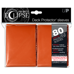 Ultra Pro Standard Size PRO-Matte Eclipse Sleeves - Orange - 80ct